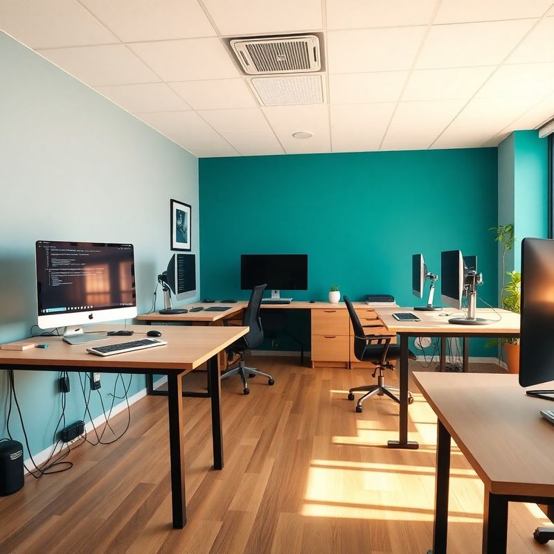 Interior of the Ashford Collective office in Galați